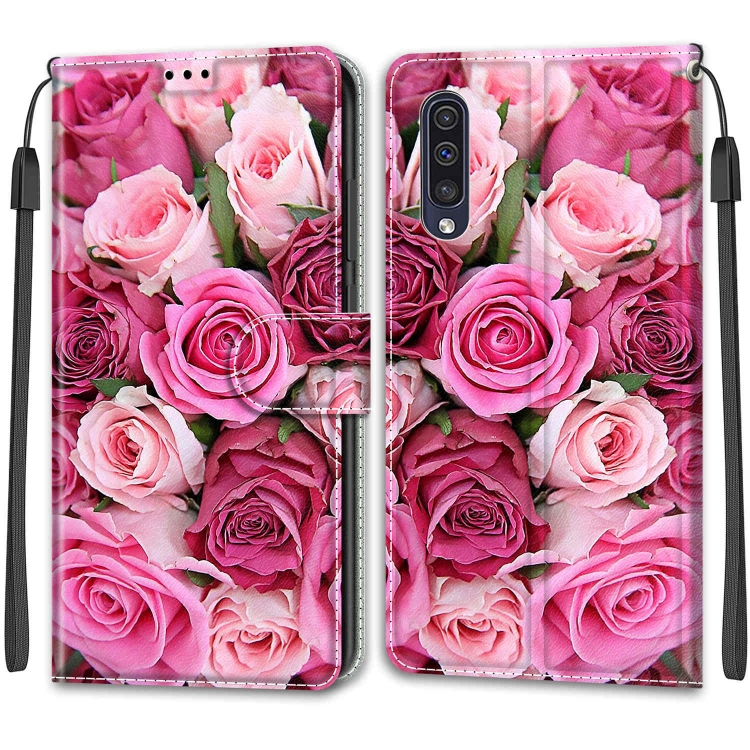 ART Wallet tok Samsung Galaxy A50 ROSES telefonhoz akciós termékkép 1