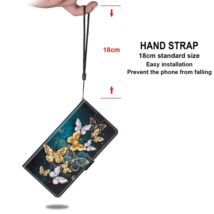 ART Wallet tok Samsung Galaxy A50 BUTTERFLIES telefonhoz termék 2. képe
