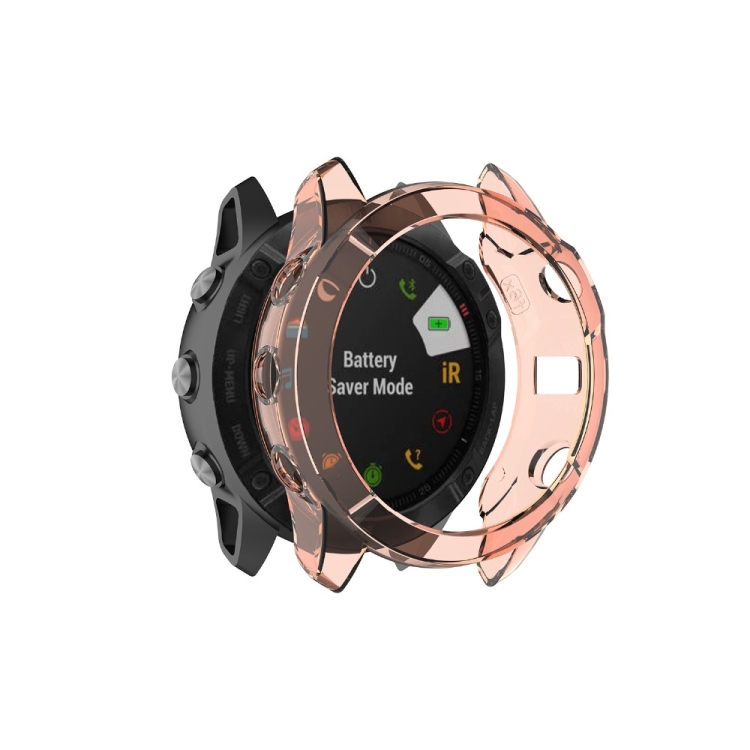 TPU HALF Borító Garmin Fenix 6X / 6X Pro narancshoz akciós termékkép 1