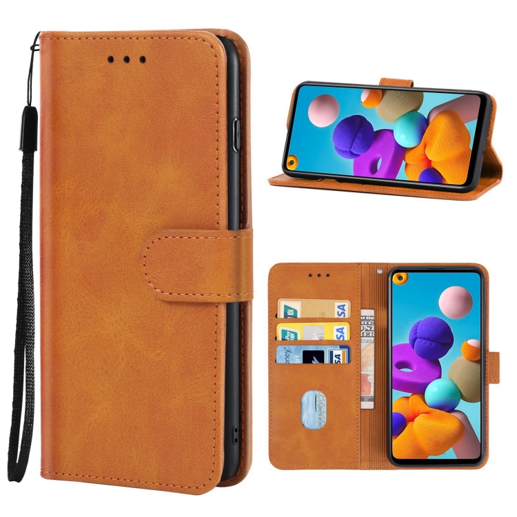 SMOOTH Wallet tok Samsung Galaxy A21s barna termék 2. képe