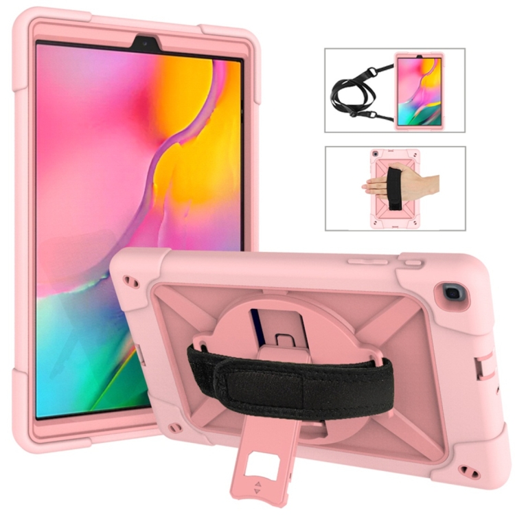 SOLID Tartós burkolat Samsung Galaxy Tab A 10.1 2019 (T515/T510) rózsaszín akciós termékkép 1