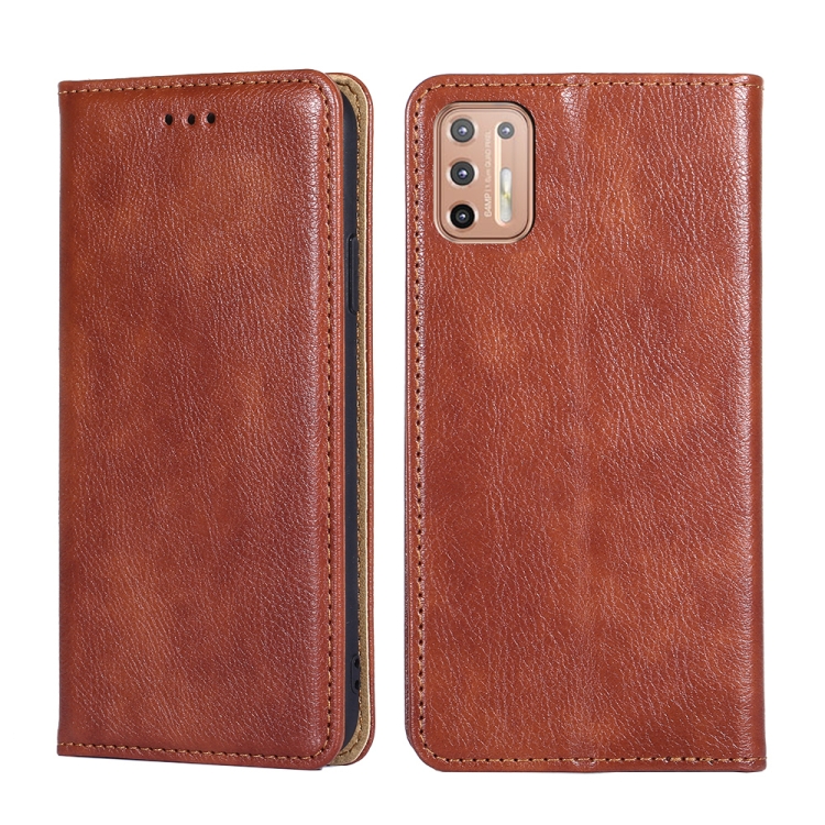MAGNETIC Csuklós burkolat Motorola Moto G9-hez Plus barna akciós termékkép 1