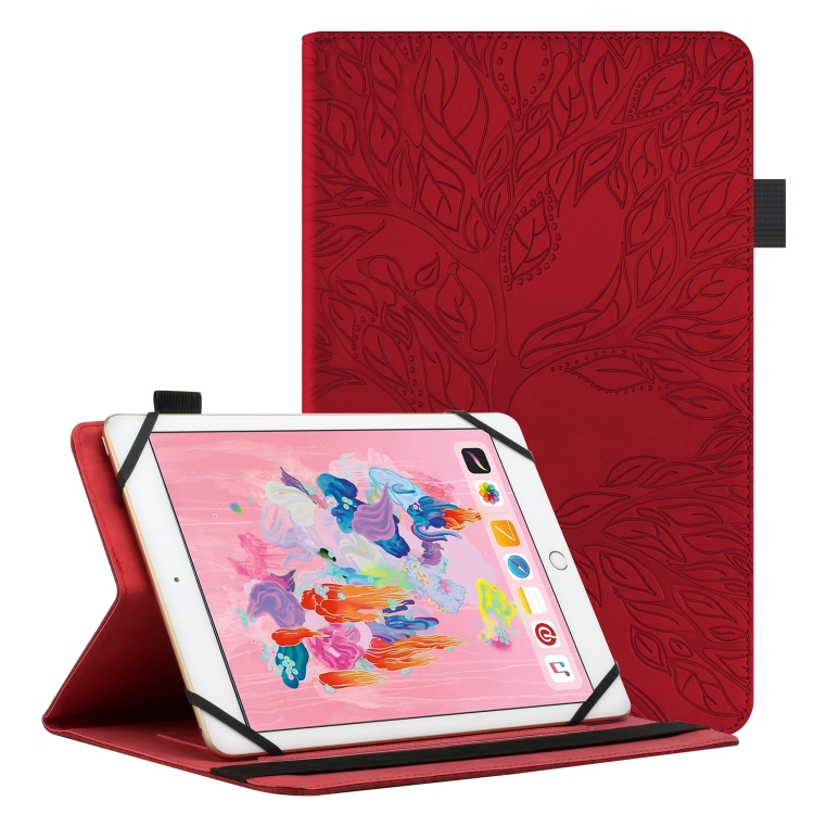 ART TREE Összecsukható tok egy 8" piros átlójú tablethez akciós termékkép 1