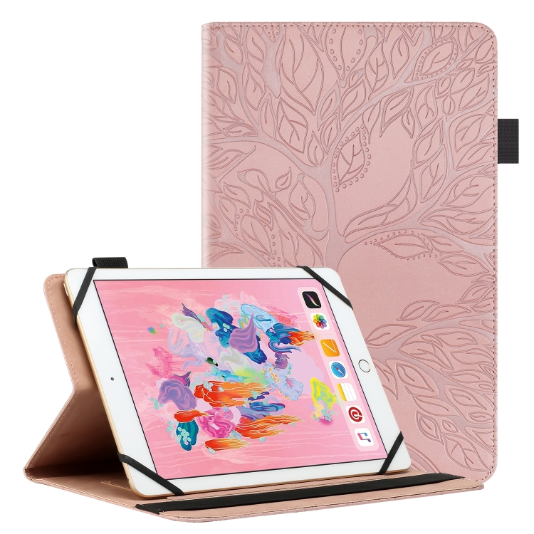 ART TREE Összecsukható tok egy 8" rózsaszín átlójú tablethez akciós termékkép 1