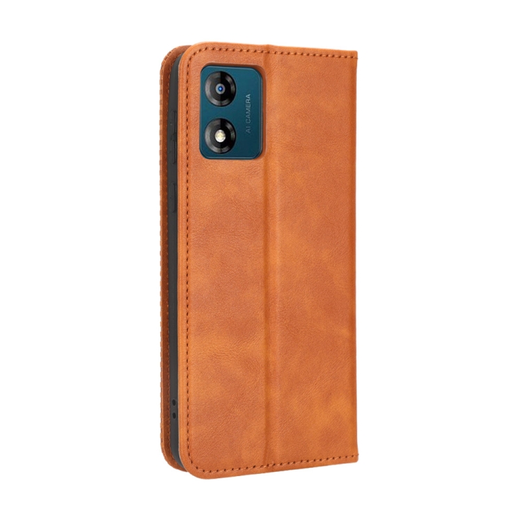 BUSINESS Tárcahuzat Motorola Moto E13-hoz barna termék 2. képe