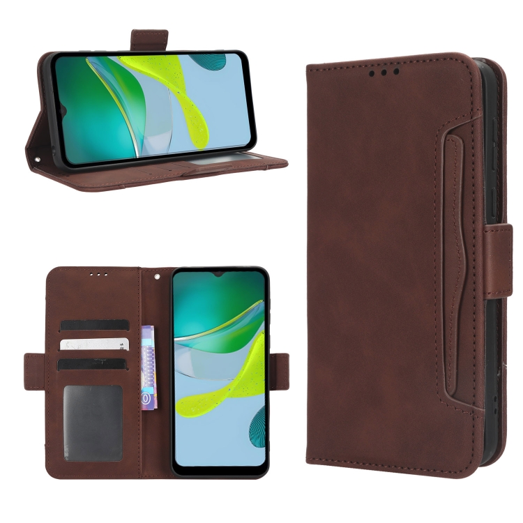 SLOT Pénztárcahuzat Motorola Moto-hoz E13 barna termék 2. képe