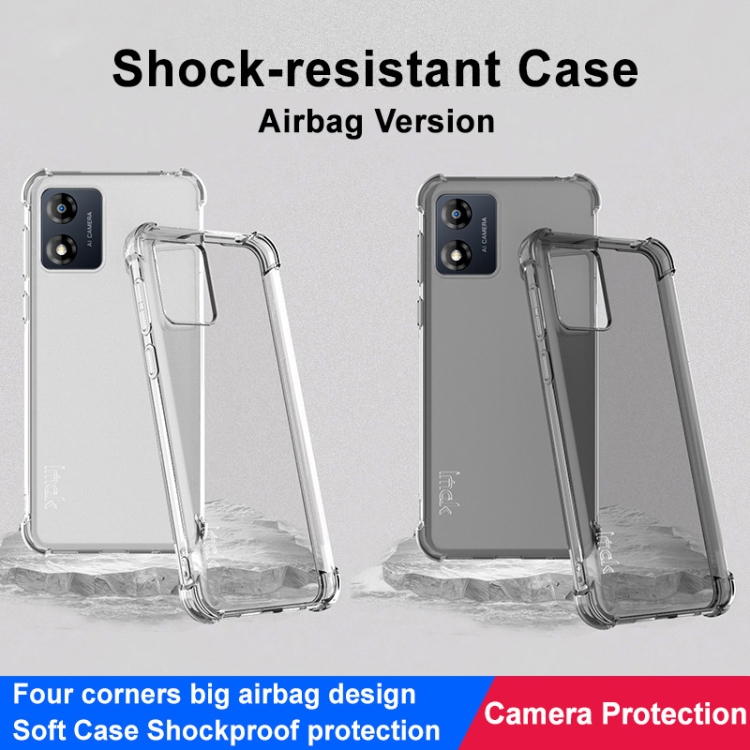 IMAK Szilikon védőburkolat Motorola Moto E13-hoz fekete termék 2. képe