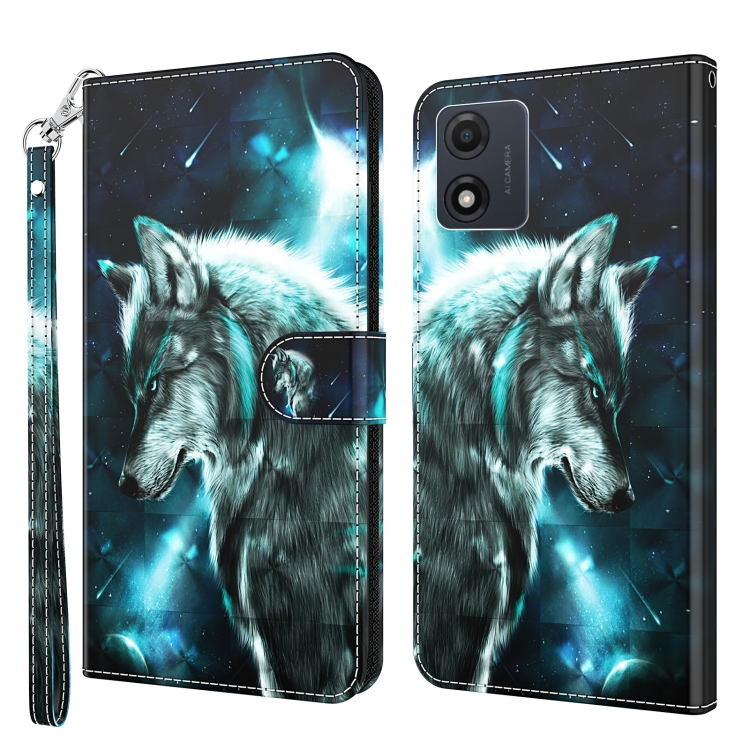 ART Pénztárcahuzat Motorola Moto E13 WOLF-hoz akciós termékkép 1