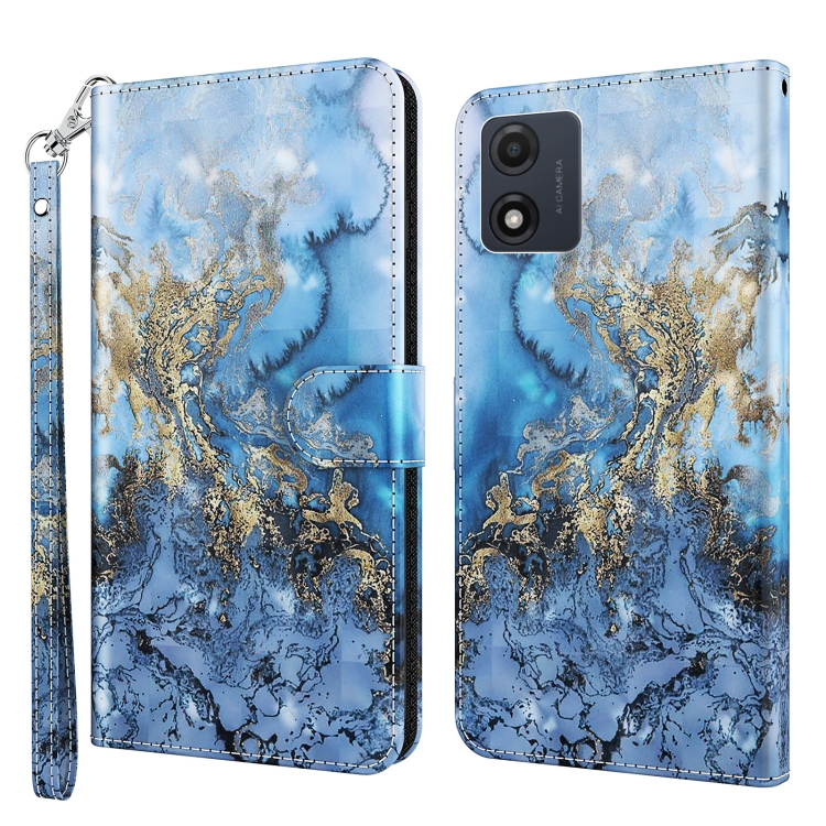 ART Tárcatakaró a Motorola Moto-hoz E13 BLUE MARBLE akciós termékkép 1