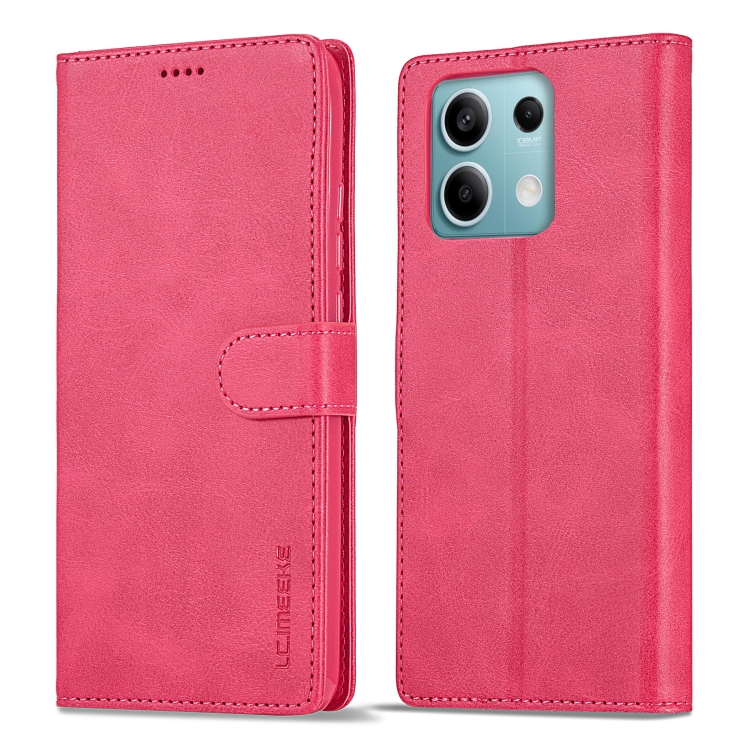 IMEEKE Wallet tok Xiaomi Redmi Note 13 5G rózsaszín akciós termékkép 1