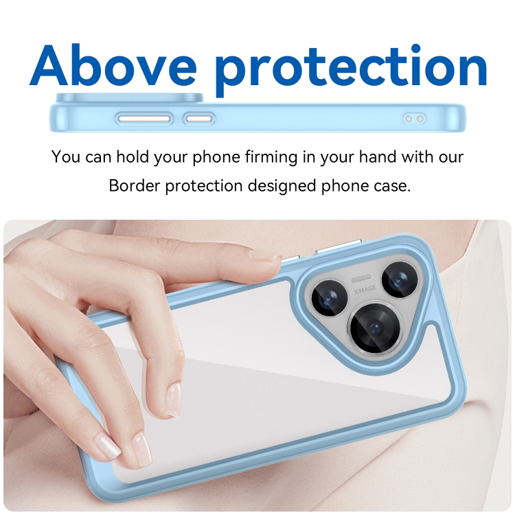 CRYSTAL Védőburkolat Huawei Pura 70 kék színhez termék 2. képe