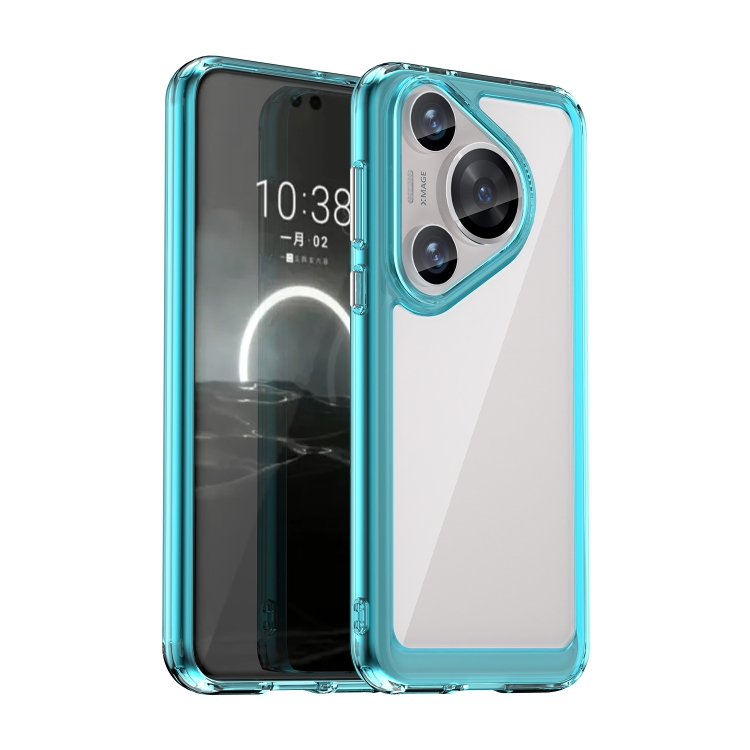 CRYSTAL Védőhuzat Huawei Pura 70 Pro türkizhez akciós termékkép 1