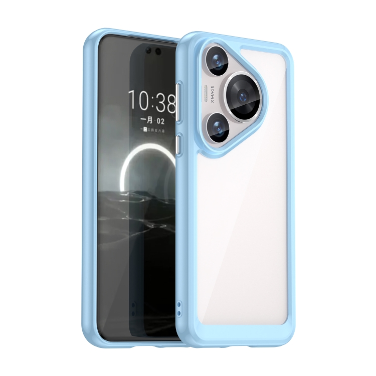 CRYSTAL Védőburkolat Huawei Pura 70 Pro kékhez akciós termékkép 1