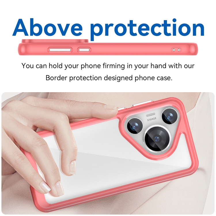 CRYSTAL Védőburkolat Huawei Pura 70 Pro piroshoz termék 2. képe