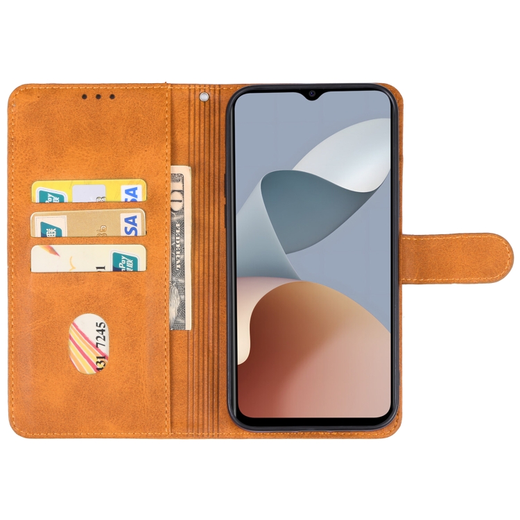 SMOOTH pénztárca tok ZTE Blade A54 barna termék 2. képe