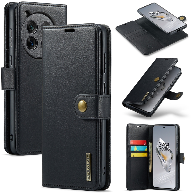 DG.MING Wallet tok 2in1 One Plus 12 fekete akciós termékkép 1