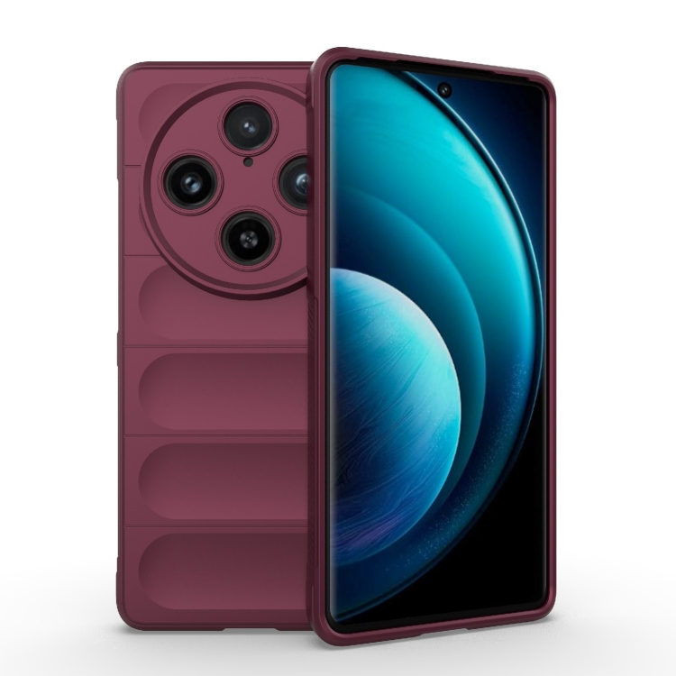 STEPS Védőburkolat Vivo X100 Pro 5G bordóhoz akciós termékkép 1