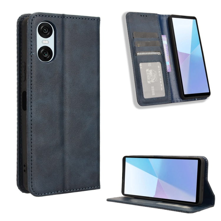 BUSINESS Pénztárca tok Sony Xperia 10 VI kék termék 2. képe