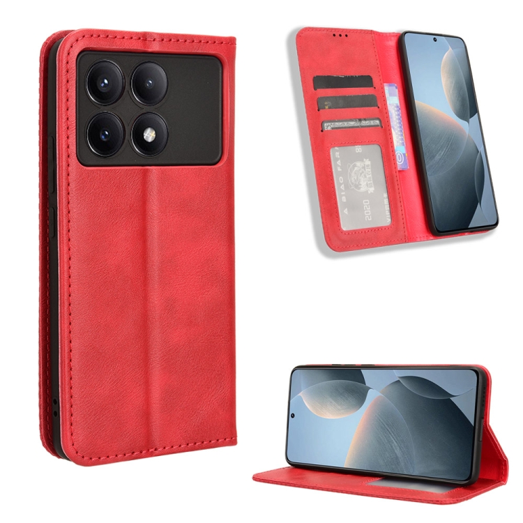 BUSINESS Wallet tok Xiaomi Poco X6 Pro 5G piros termék 2. képe