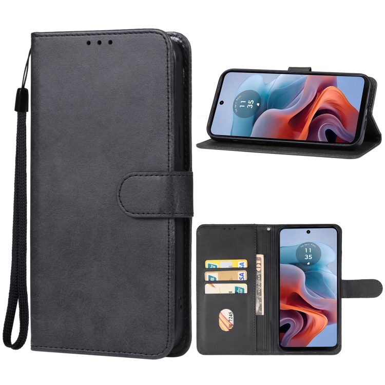 SMOOTH Wallet tok Motorola Moto G34 5G fekete termék 2. képe
