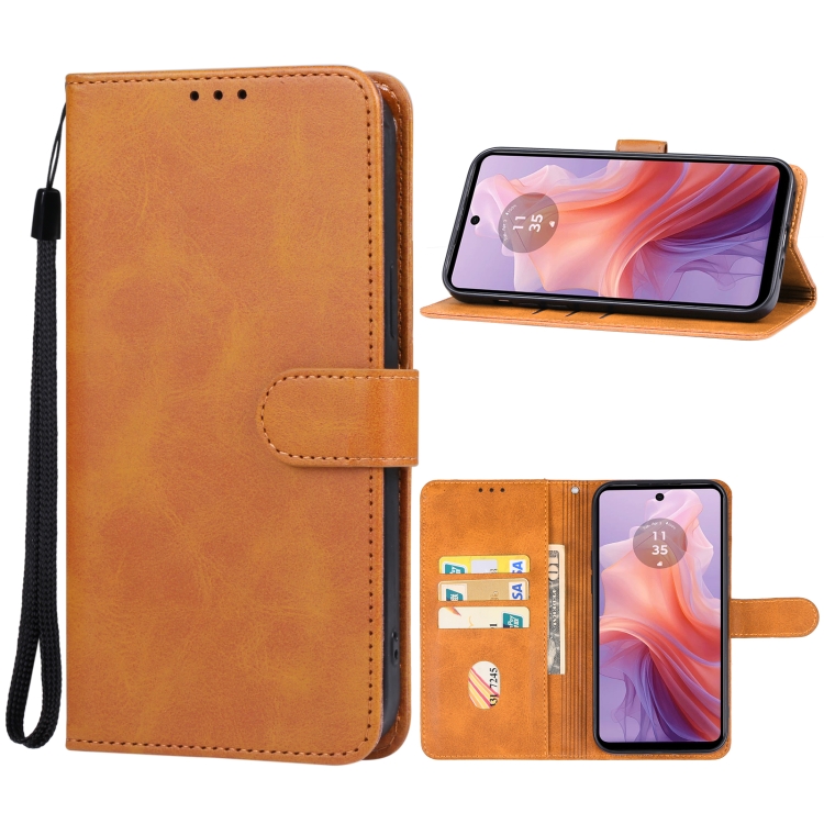 SMOOTH Pénztárca tok Motorola Moto-hoz E14 barna termék 2. képe