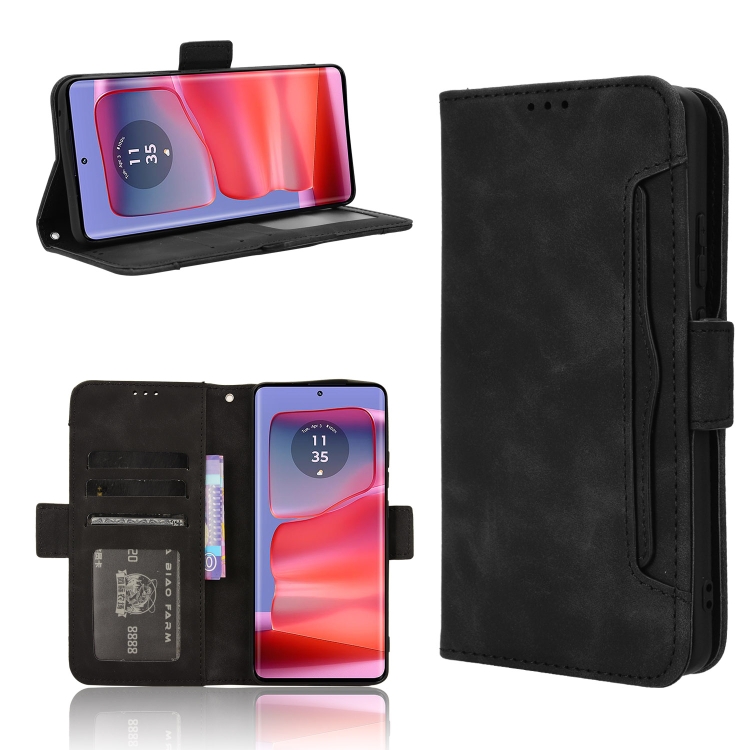 SLOT Motorola Edge 50 Pro pénztárcafedő fekete termék 2. képe