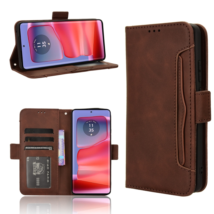 SLOT Motorola Edge 50 Pro barna pénztárcafedő termék 2. képe