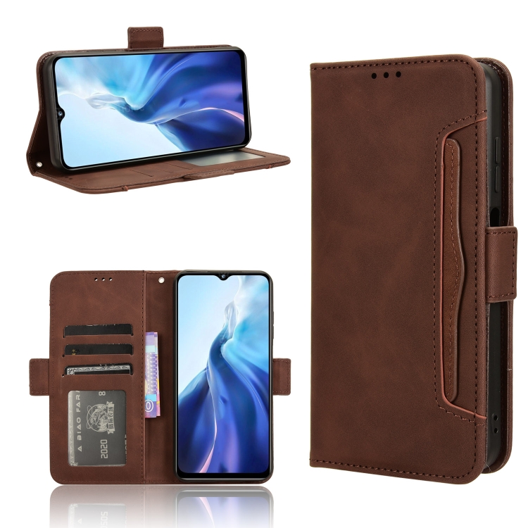 SLOT Pénztárca tok Oukitel C35 / Oukitel C36 barna termék 2. képe