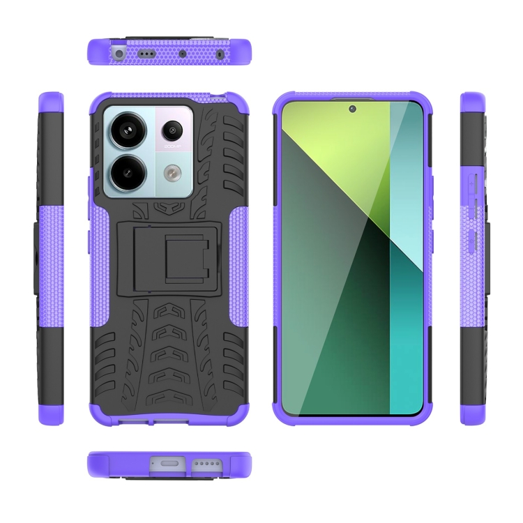 STAND Tartós védőburkolat Xiaomi Redmihez Note 13 Pro 5G lila termék 2. képe