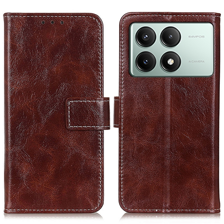 RETRO Wallet tok Xiaomi Poco X6 Pro 5G barna akciós termékkép 1