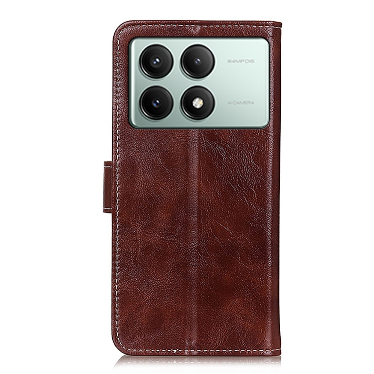 RETRO Wallet tok Xiaomi Poco X6 Pro 5G barna termék 2. képe