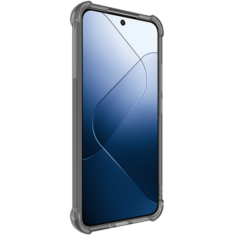 IMAK Védő szilikon tok Xiaomi 14 fekete termék 2. képe