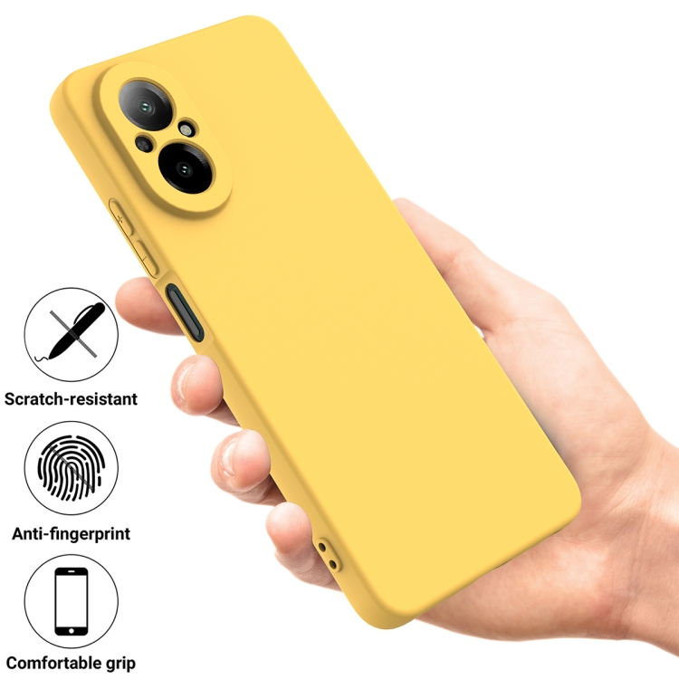 RUBBER Védőburkolat Realme C67 sárga termék 2. képe