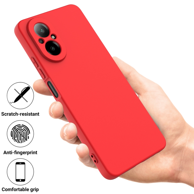 RUBBER Védőburkolat Realme C67 piros termék 2. képe