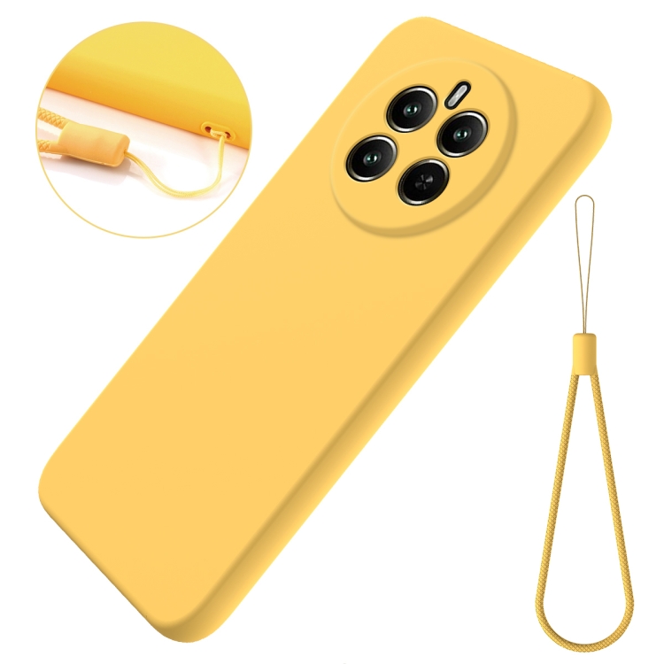 RUBBER Védőburkolat a Realme 12+-hoz 5G sárga termék 2. képe