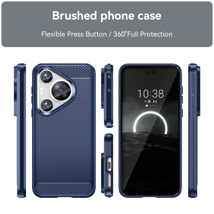 FLEXI TPU Védőburkolat Huawei Pura 70 Pro kék termék 2. képe