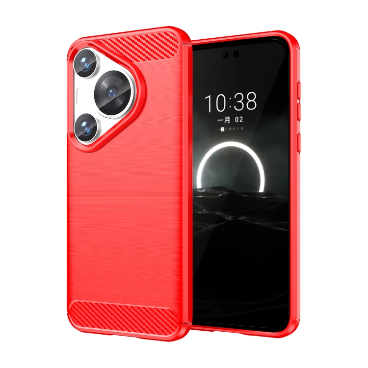 FLEXI TPU Védőburkolat Huawei Pura 70 Pro piros akciós termékkép 1