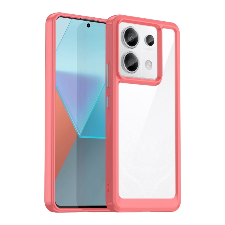 CRYSTAL Védőburkolat Xiaomi Redmi Note 13 Pro 5G / Xiaomi Poco X6 5G piros akciós termékkép 1