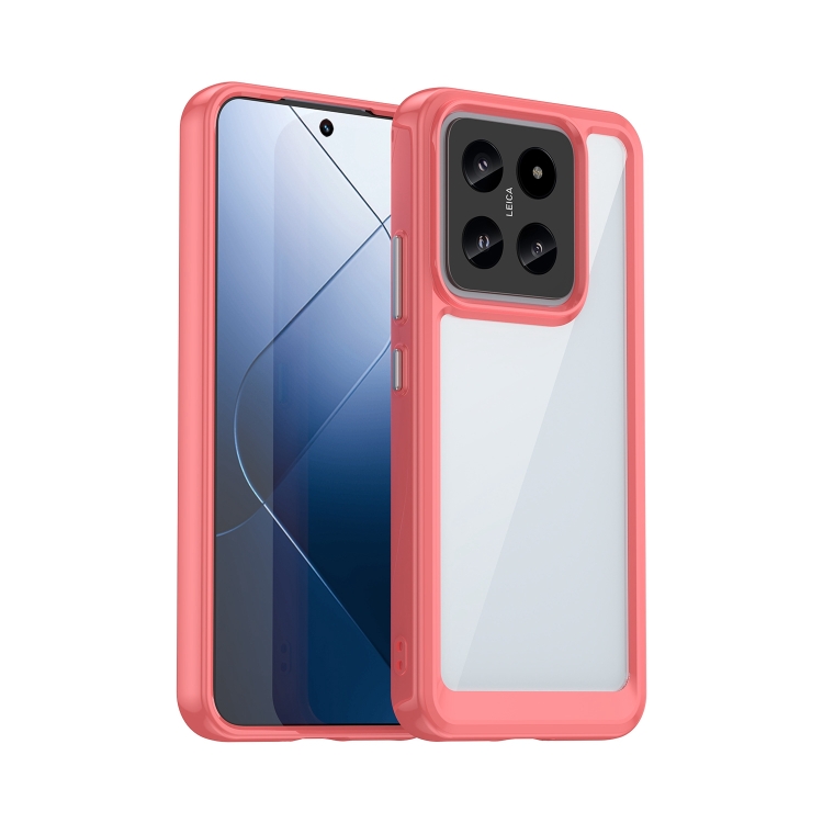 CRYSTAL Xiaomi 14 piros védőburkolat akciós termékkép 1