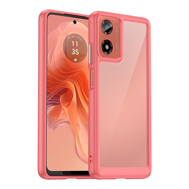 CRYSTAL Motorola Moto G04 / G24 / G24 Power red védőburkolat akciós termékkép 1