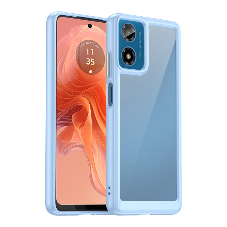 CRYSTAL Motorola Moto G04 / G24 / G24 Power kék védőburkolat akciós termékkép 1