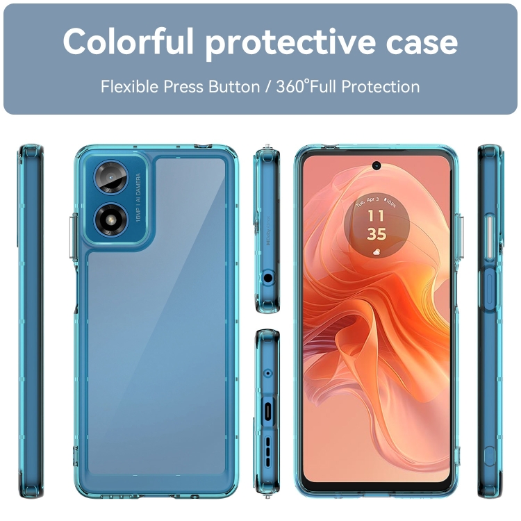 CRYSTAL védőburkolat Motorola Moto G04 / G24 / G24 Power türkiz termék 2. képe