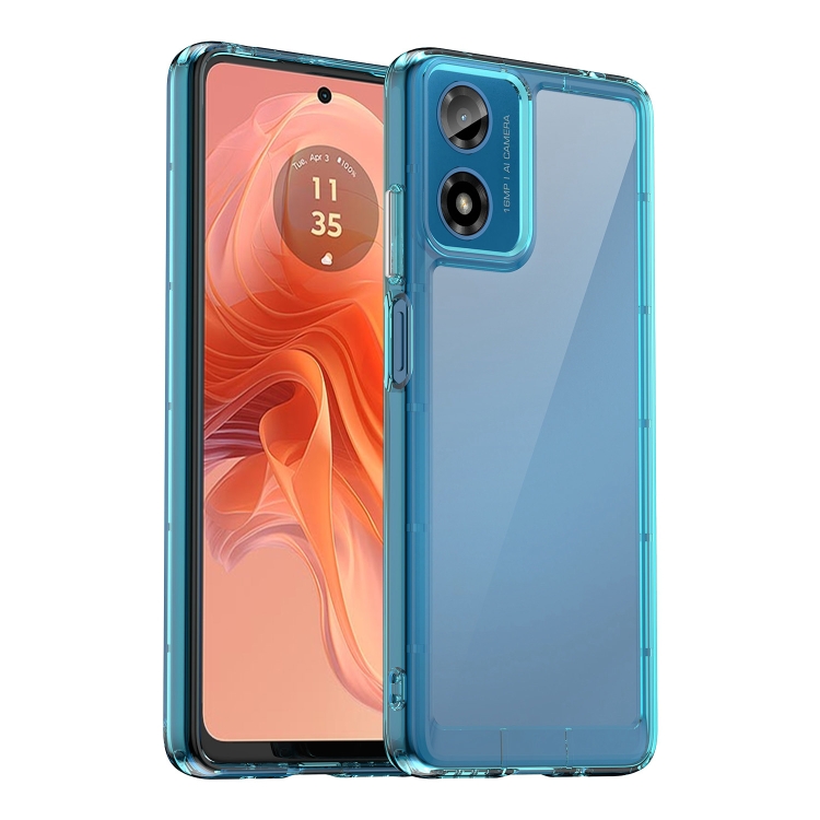 CRYSTAL védőburkolat Motorola Moto G04 / G24 / G24 Power türkiz akciós termékkép 1