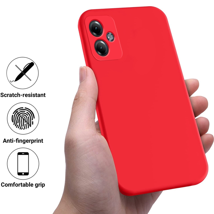 RUBBER Motorola Moto G14 piros védőburkolat termék 2. képe