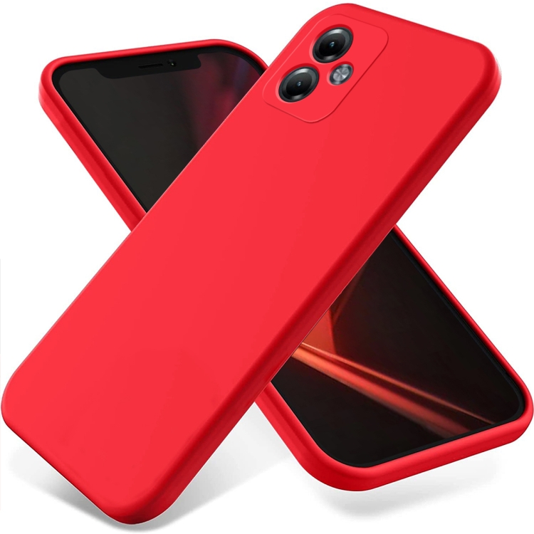 RUBBER Motorola Moto G14 piros védőburkolat akciós termékkép 1