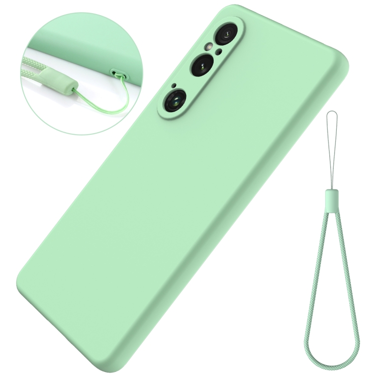 RUBBER Sony Xperia 1 VI zöld védőtok termék 2. képe