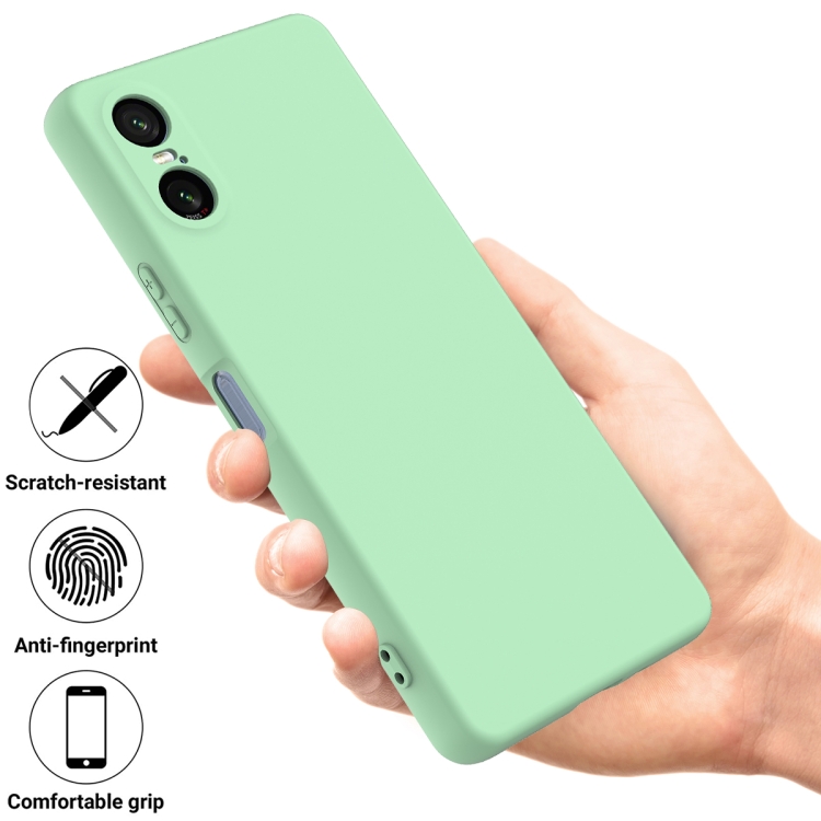RUBBER Védőburkolat Sony Xperia 10 VI zöld termék 2. képe