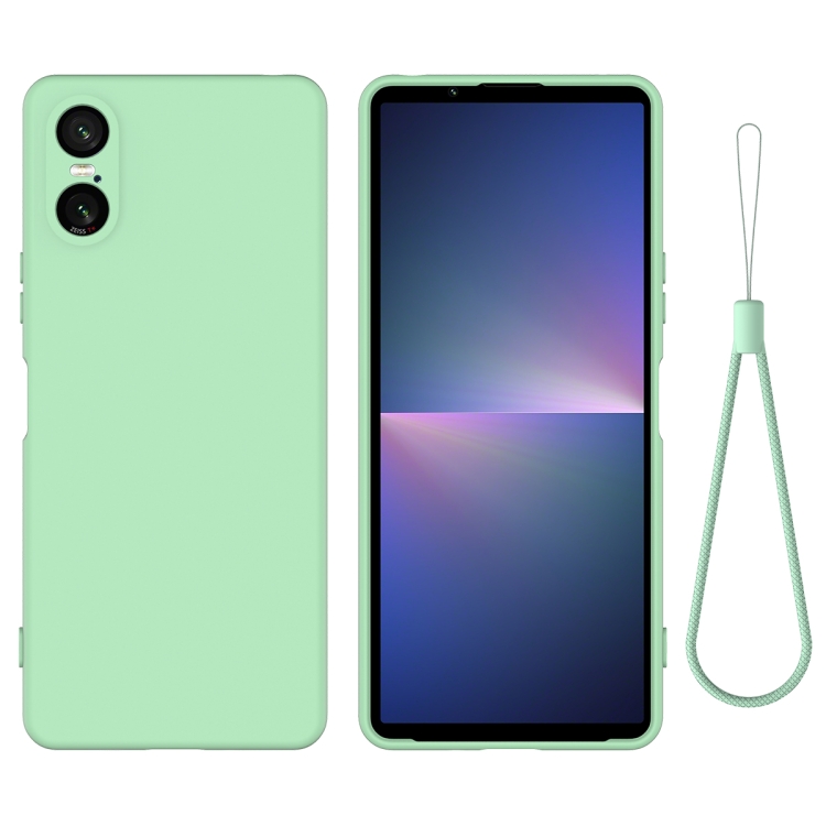 RUBBER Védőburkolat Sony Xperia 10 VI zöld akciós termékkép 1
