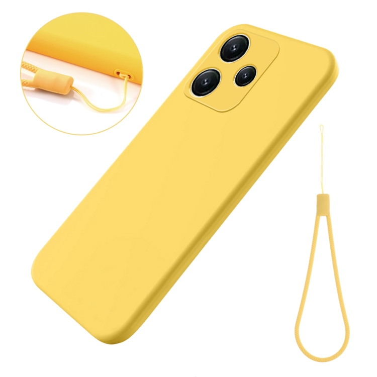 RUBBER Xiaomi Redmi 12 5G védőburkolat sárga termék 2. képe