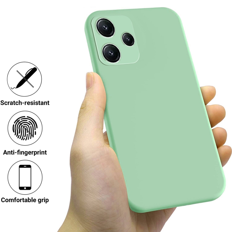 RUBBER Xiaomi Redmi 12 5G zöld védőburkolat termék 2. képe